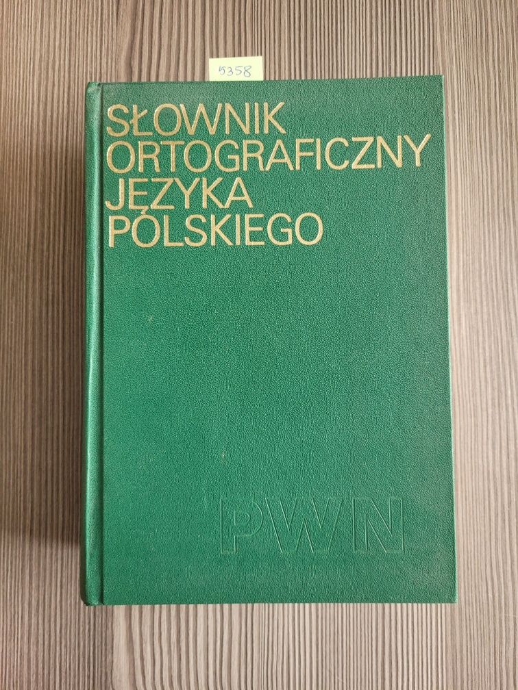 5358. "Słownik ortograficzny języka polskiego  PWN"