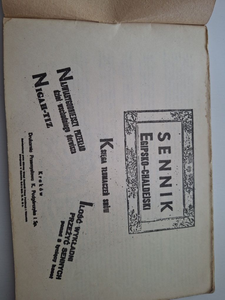 Sennik Egipsko-chaldejski