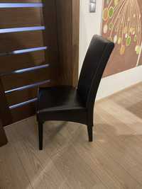 4 x czarne krzesła
