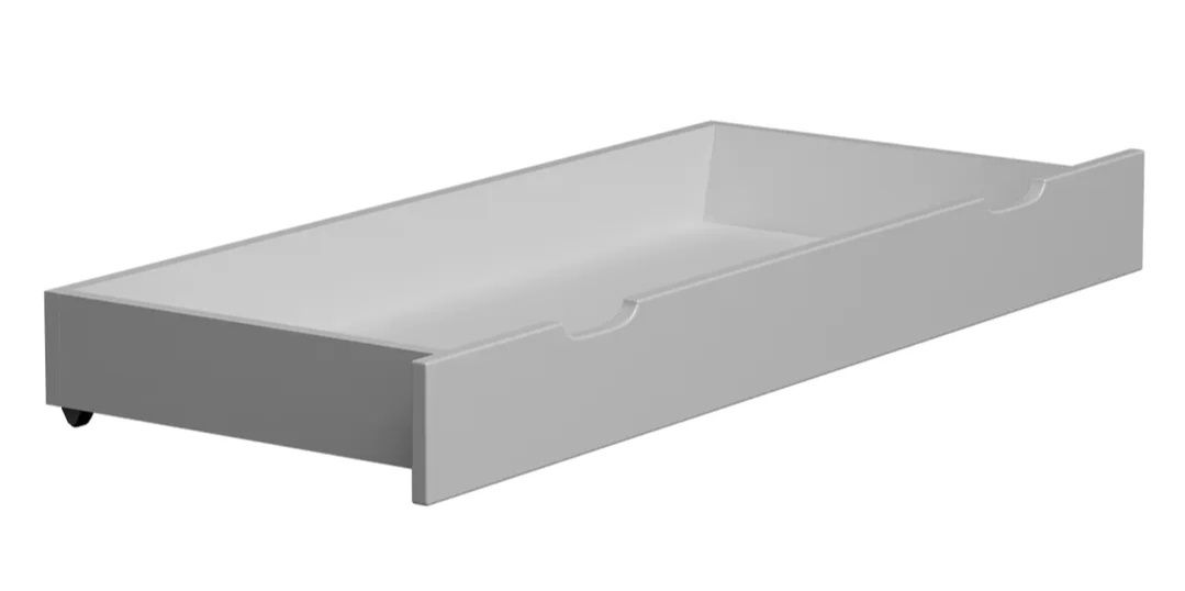 Biała szuflada pod łóżko 160x80
