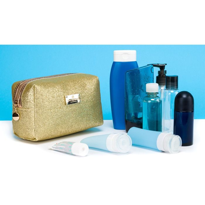 elegancka kosmetyczka do torebki na suwak - peterson