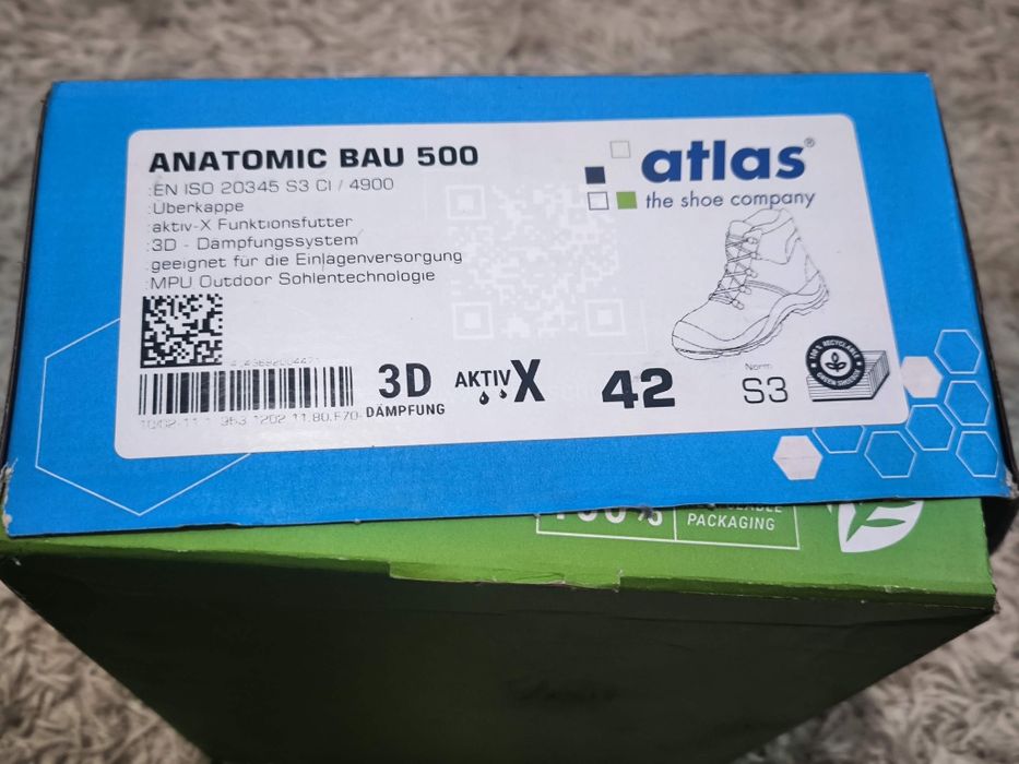 Buty robocze Atlas. 42