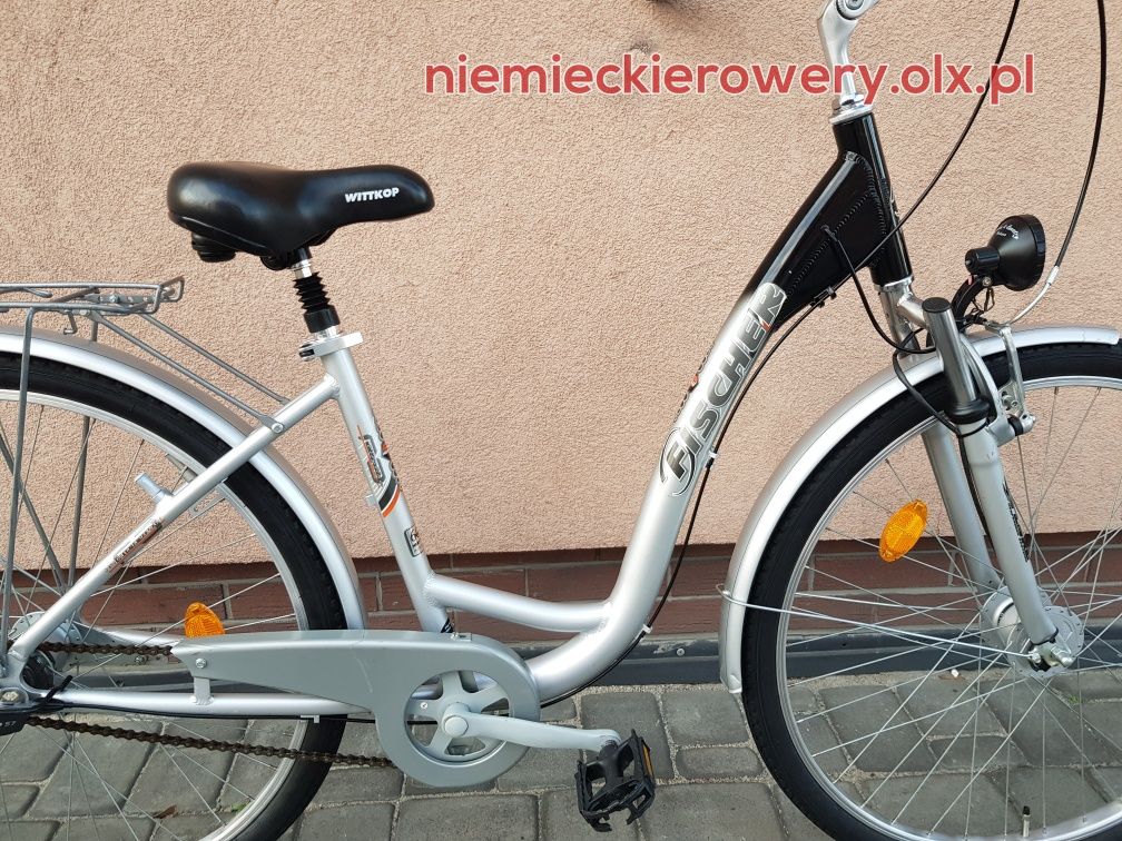 Rower damski miejski FISCHER koła 28 SHIMANO aluminium okazja WYSYŁKA