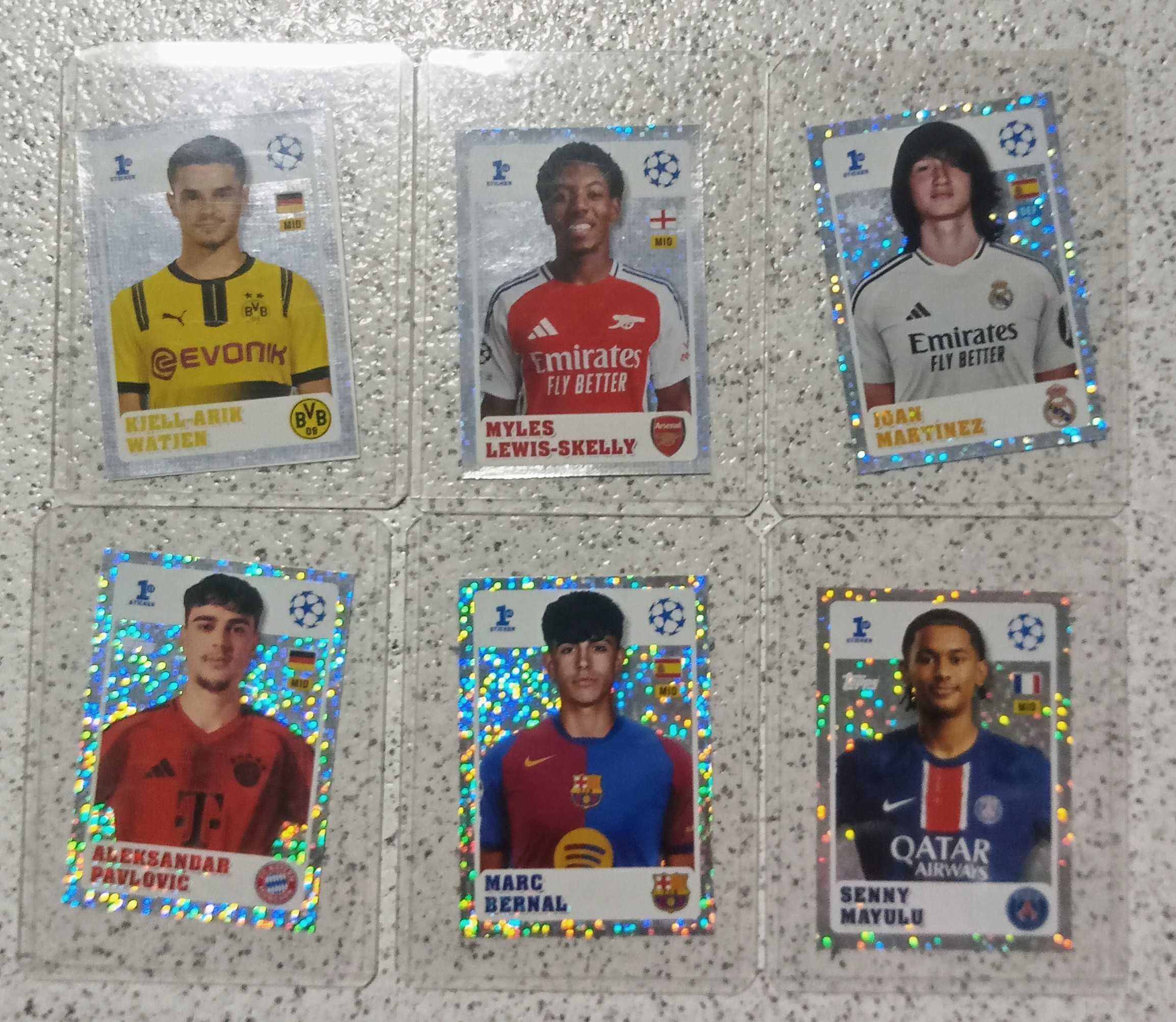 Cromos liga dos campeões 2024/2025 topps