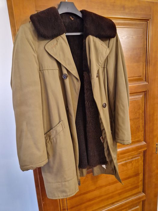 Kożuch męski PRL vintage