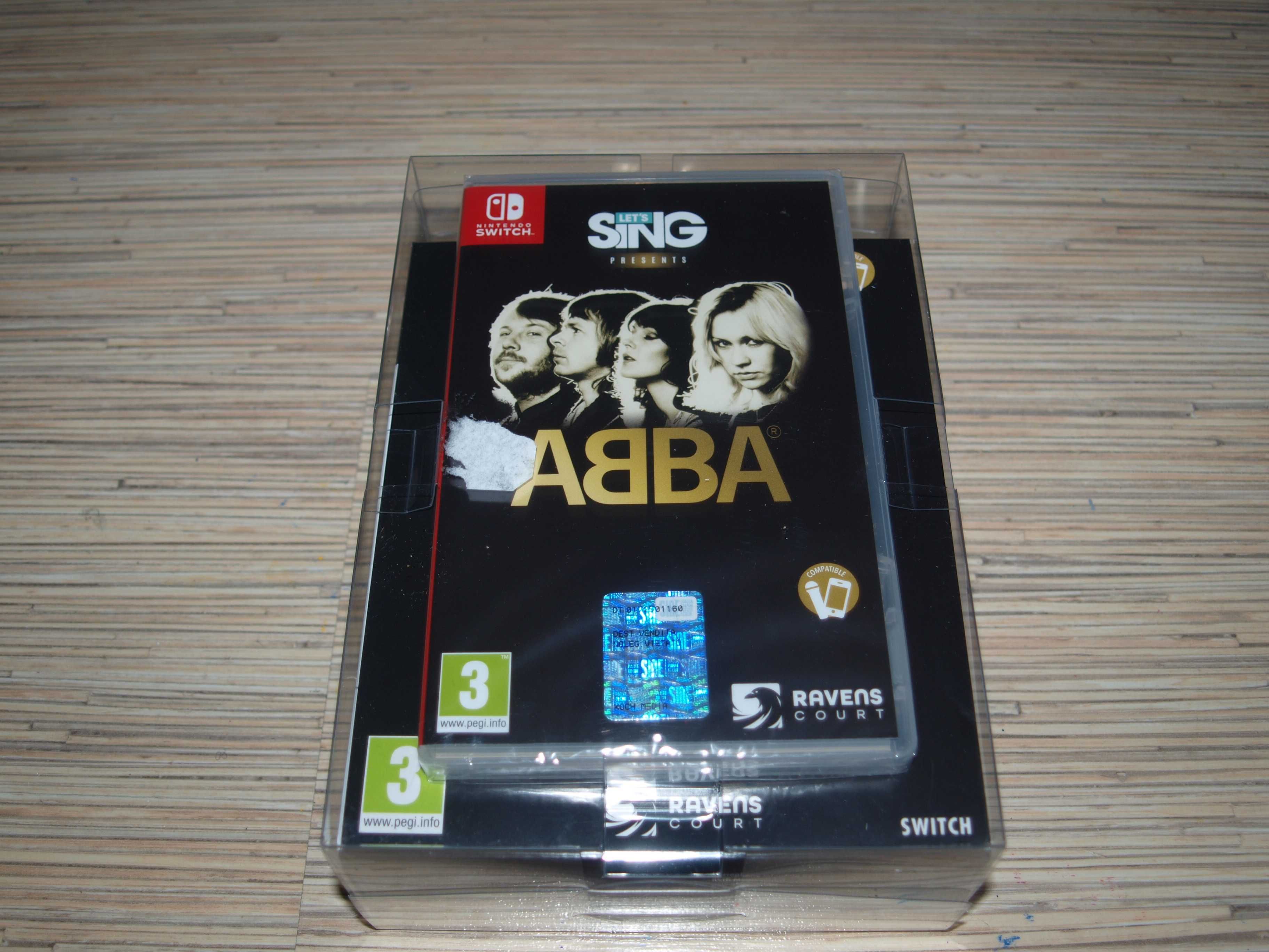 Gra Let's Sing ABBA PL + 2 Mikrofony Nintendo switch nowa we folii!!