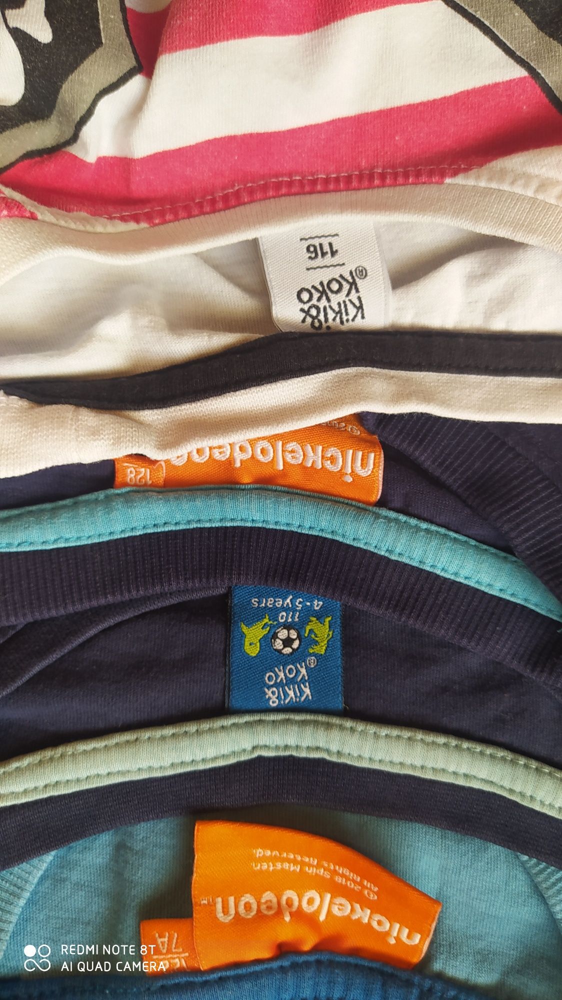 Koszulki krótki rękaw, chłopiec, rozm. 110 , 4szt