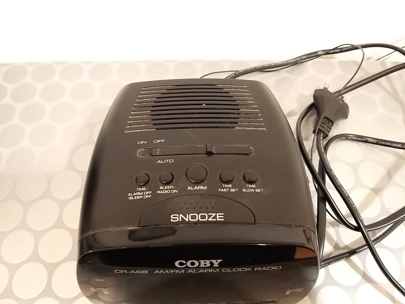 Rádio Despertador COBY CR-A68