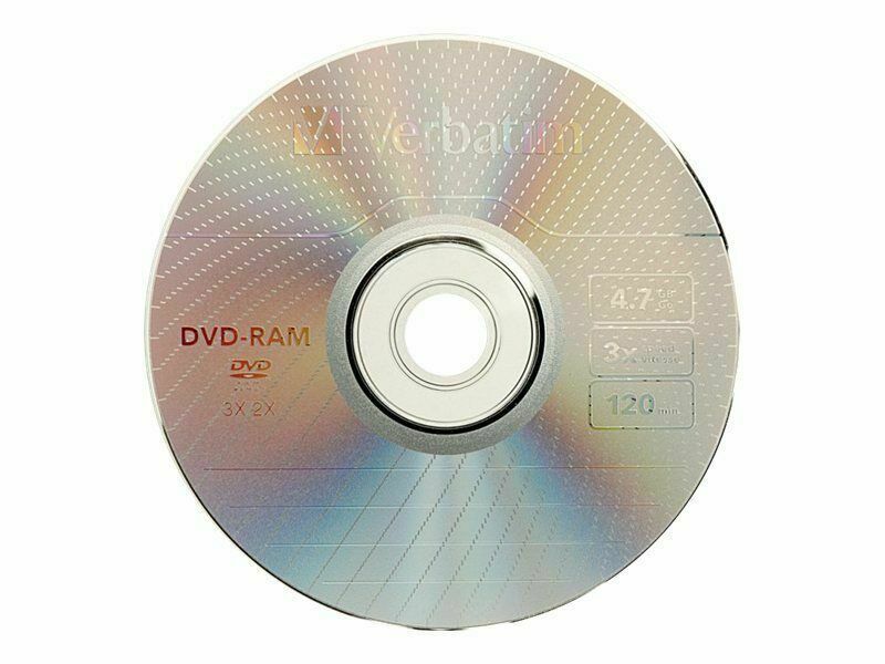 Verbatim DVD-RAM 5x 4.7GB Новые и запечатанные в упаковке