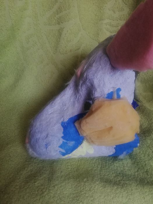 Основа из папье маше для фурсьюта крысы