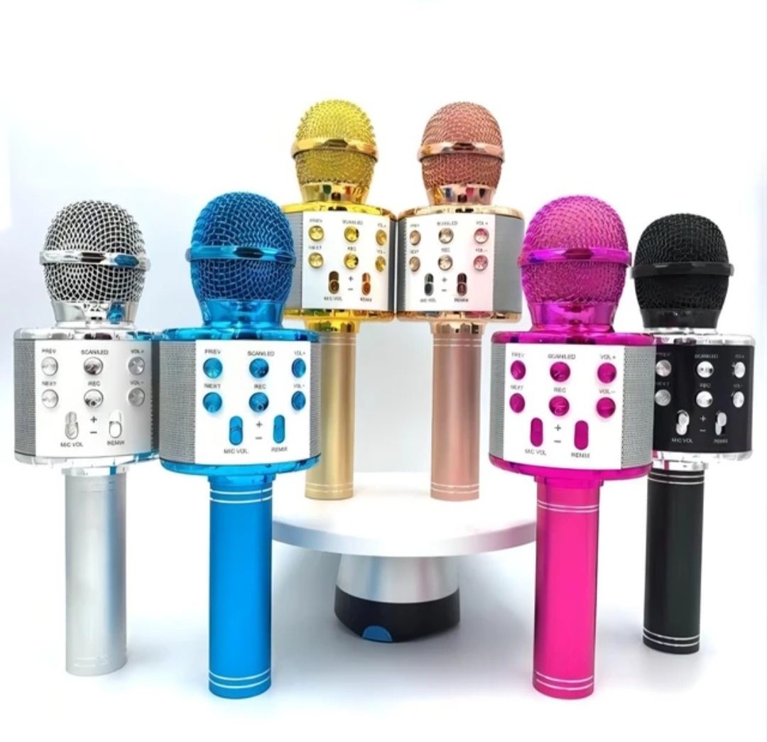 Mikrofon bluetooth karaoke głośnik zabawka gadżet prezent