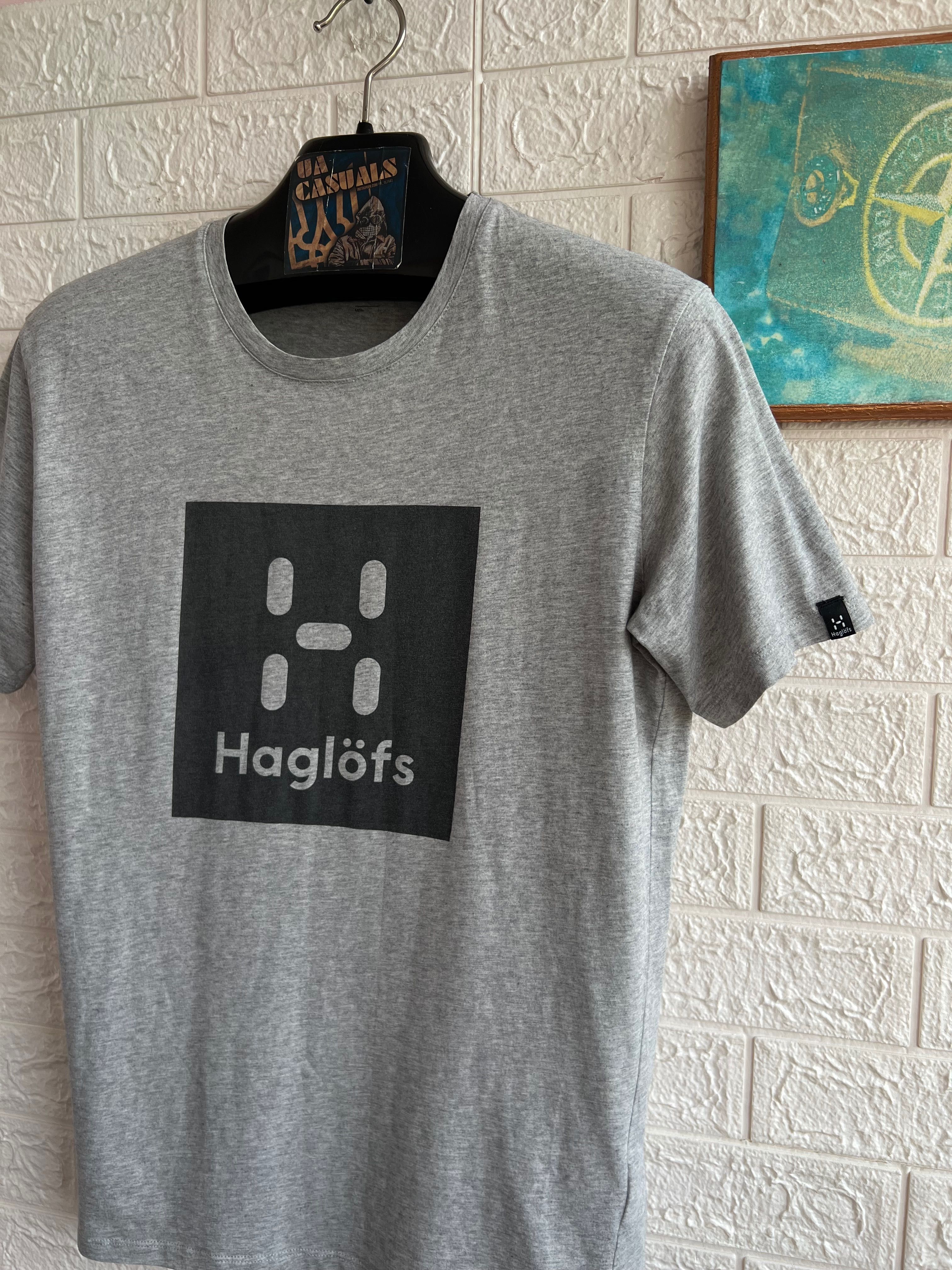 Футболка Haglofs camp tee men з великим лого рЛ