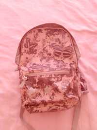 Mochila Replay cinzenta e rosa