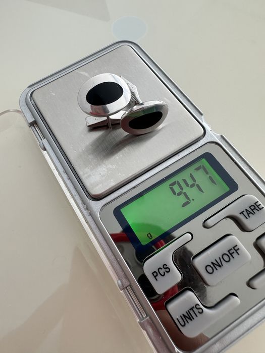 Запонки зі срібла