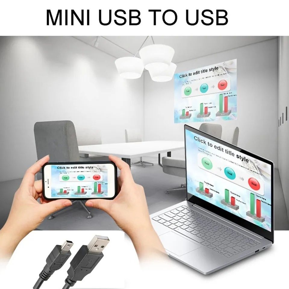 Кабель мини-юсб старый тип провод шнур для регистраторов фото mini-usb