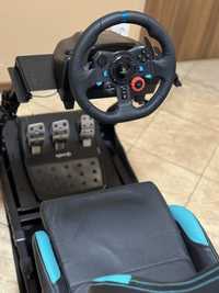 Zestaw kierownica Logitech G29 i fotel NACON