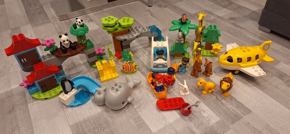 Lego duplo zwierzęta świata 121el. Wiek 2+