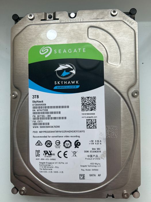 Жорсткий диск Seagate 3ТБ HDD SATA б/у