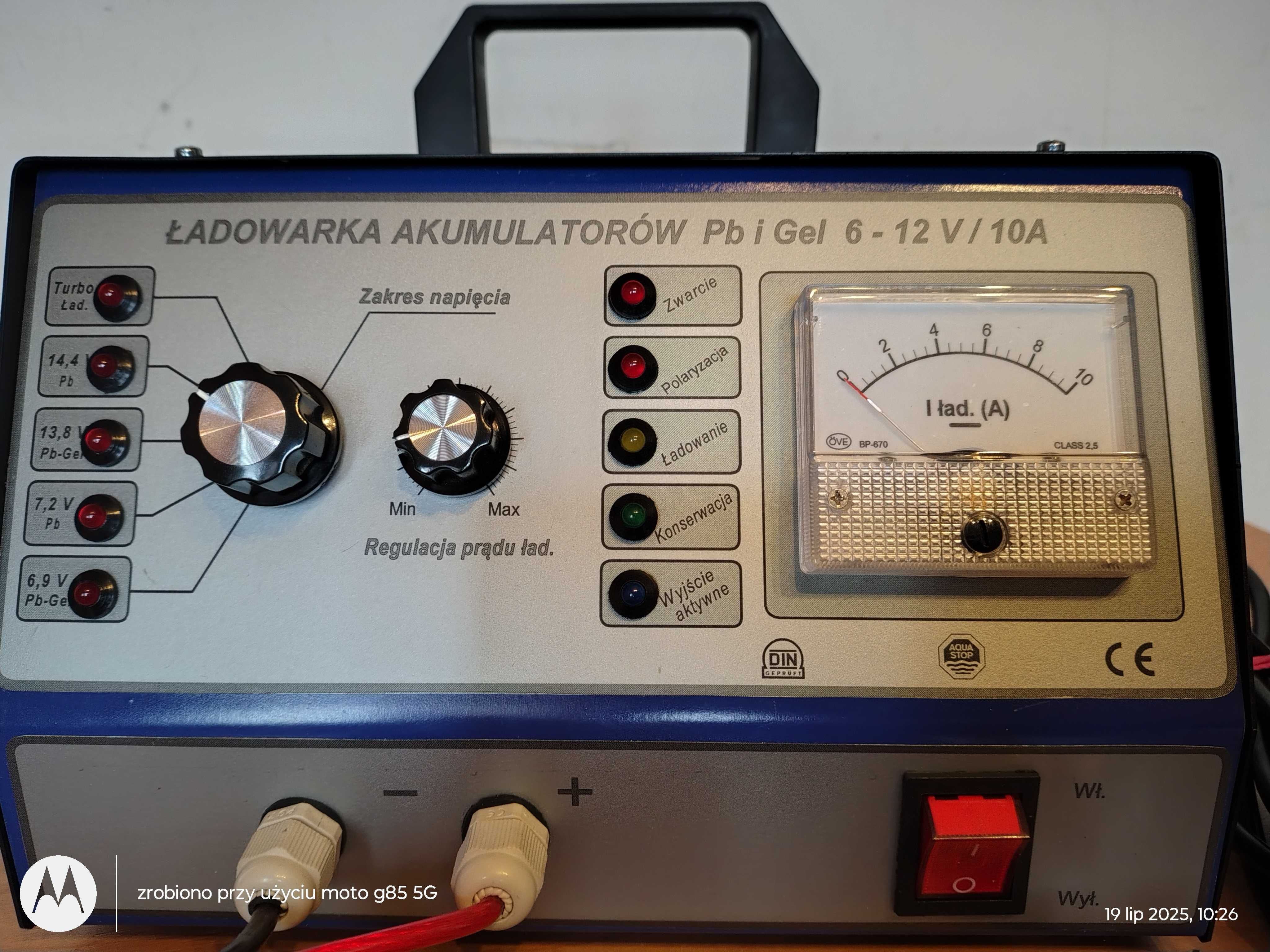 Ładowarka/Prostownik inwertorowy 10A.