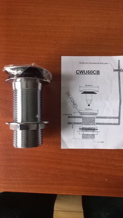 Spust umywalkowy CWU 60 CB ( NOWY)