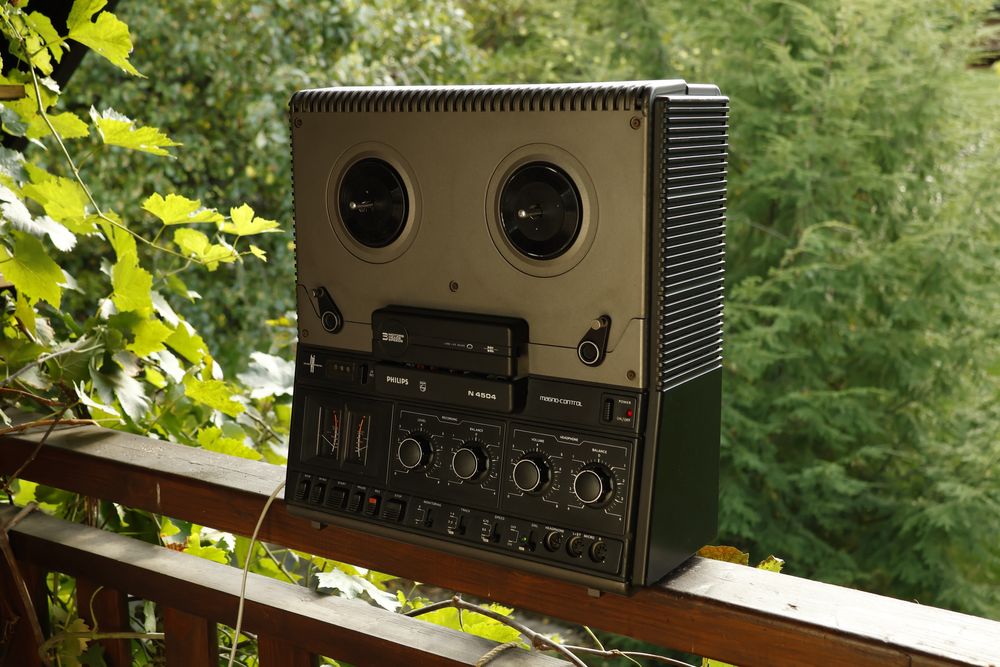 Magnetofon szpulowy Philips N4504 – Vintage, 1977 r. sprawny, Wrocław