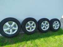 Koła / Alufelgi 5x114.3 / HYUNDAI ix35 / Opony 215/70 R16 / zimowe 2 nowe 2024 / 2 70% do jazdy