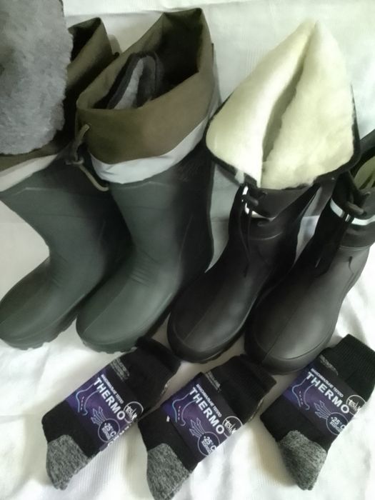 Чоботи зимові, рибальські, Eva матеріал, піна