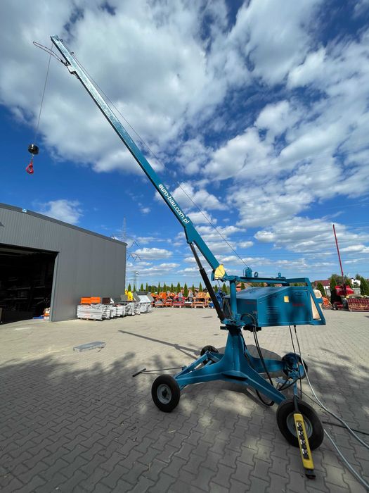 Mini dźwig żuraw Nemasko 275 Minikran wciągarka podnośnik budowlany
