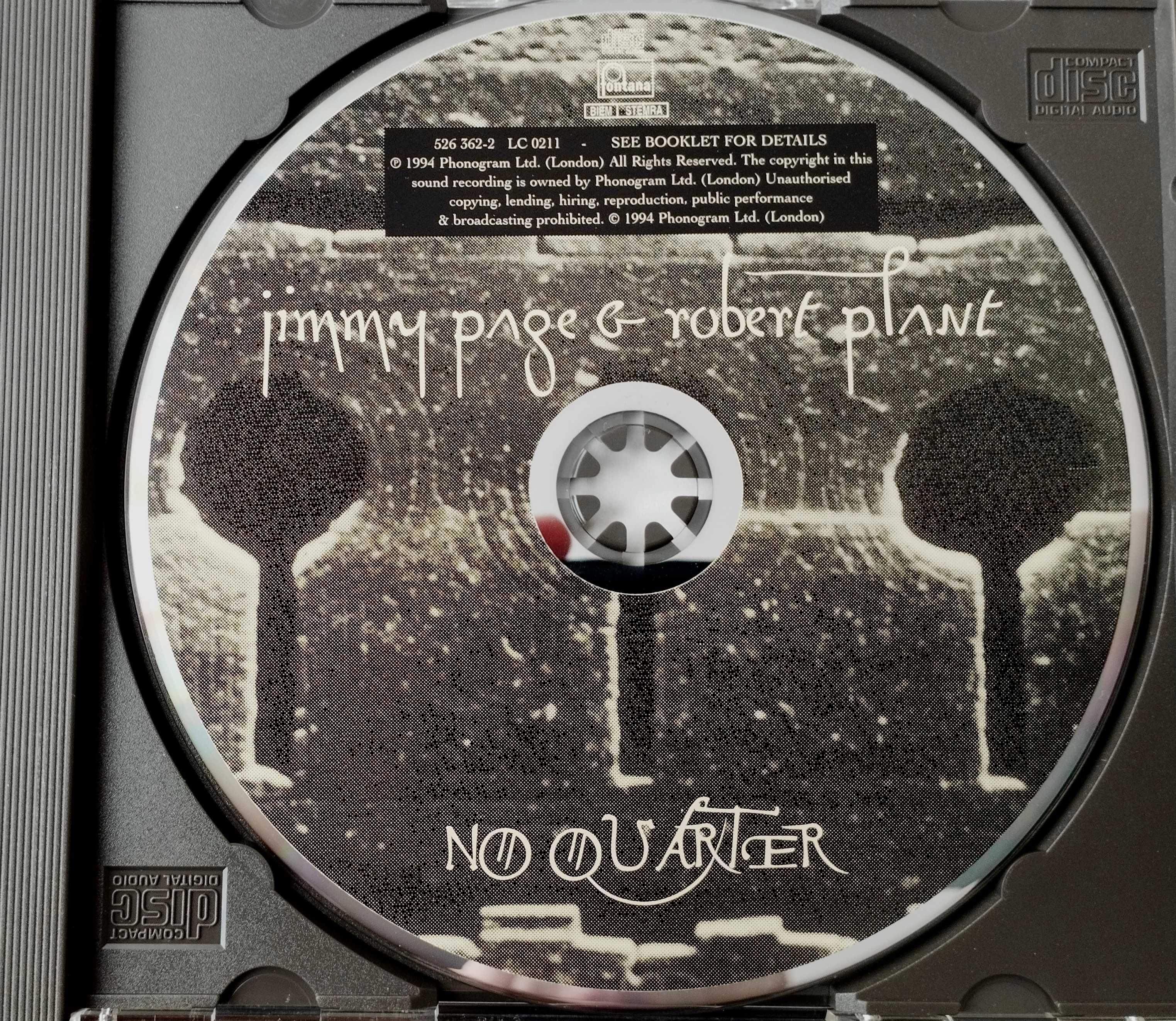 Jimmy Page Robert Plant - No Quarter - CD
