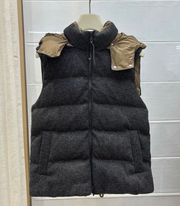 утеплені жилети у стилі Brunello Cucinelli /жилет женский /мужской