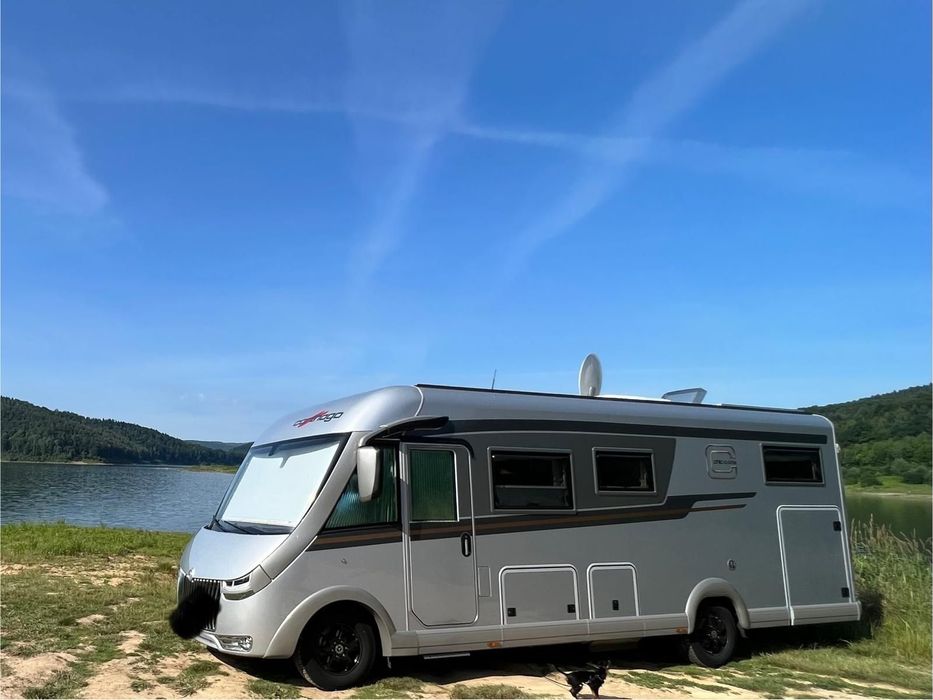 Mercedes-Benz Carthago Chic C-Line I 4.9L Srebrny - AUTOMAT  Kamper z bogatym wyposażeniem dodatkowym, 1 właściciel,