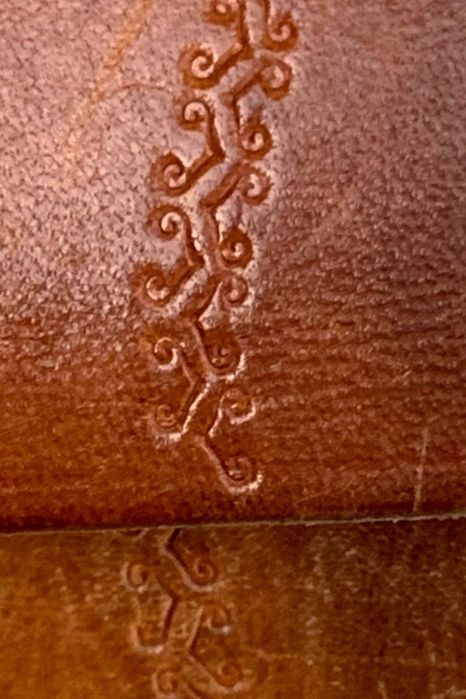 Dealfa винтажная кожаная сумочка с тиснением