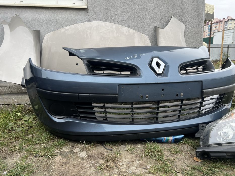 Бампер  Рено кліо 3 Renault Clio 3 2005-2009 дорестайл