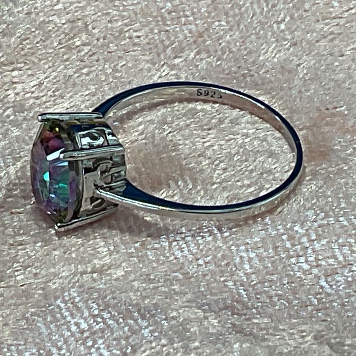 Anel prata 925 medi,17,5 m