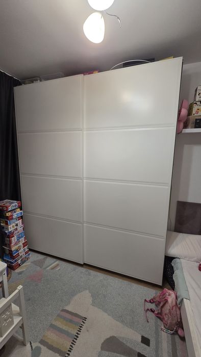 Szafa IKEA obudowa PAX drzwi TJÖRHOM 200x44x236