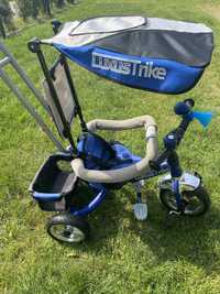 Rowerek trójkołowy z daszkiem Sun Baby Luxus Trike niebieski