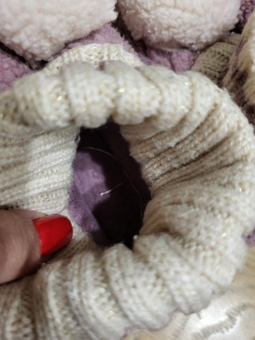 Домашні зимові хутряні закриті тапочки тапки 26-27р, 17см