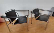 Vintage Le Corbusier LC1 Chairs – Set of 2 - Cadeiras Vintage