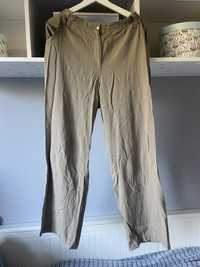 szerokie spodnie w rustykalnym stylu, przewiewne spodnie