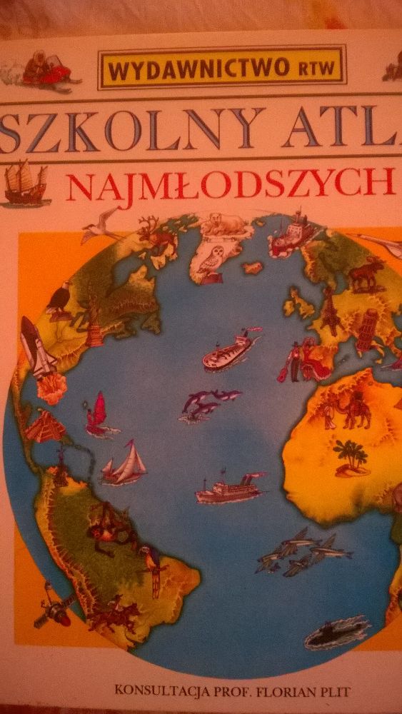 Szkolny Atlas Najmłodszych Wydawnictwo RTW Florian Plit profesor