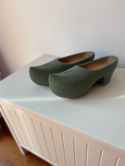 Tamancos de decoração comprados na Suécia