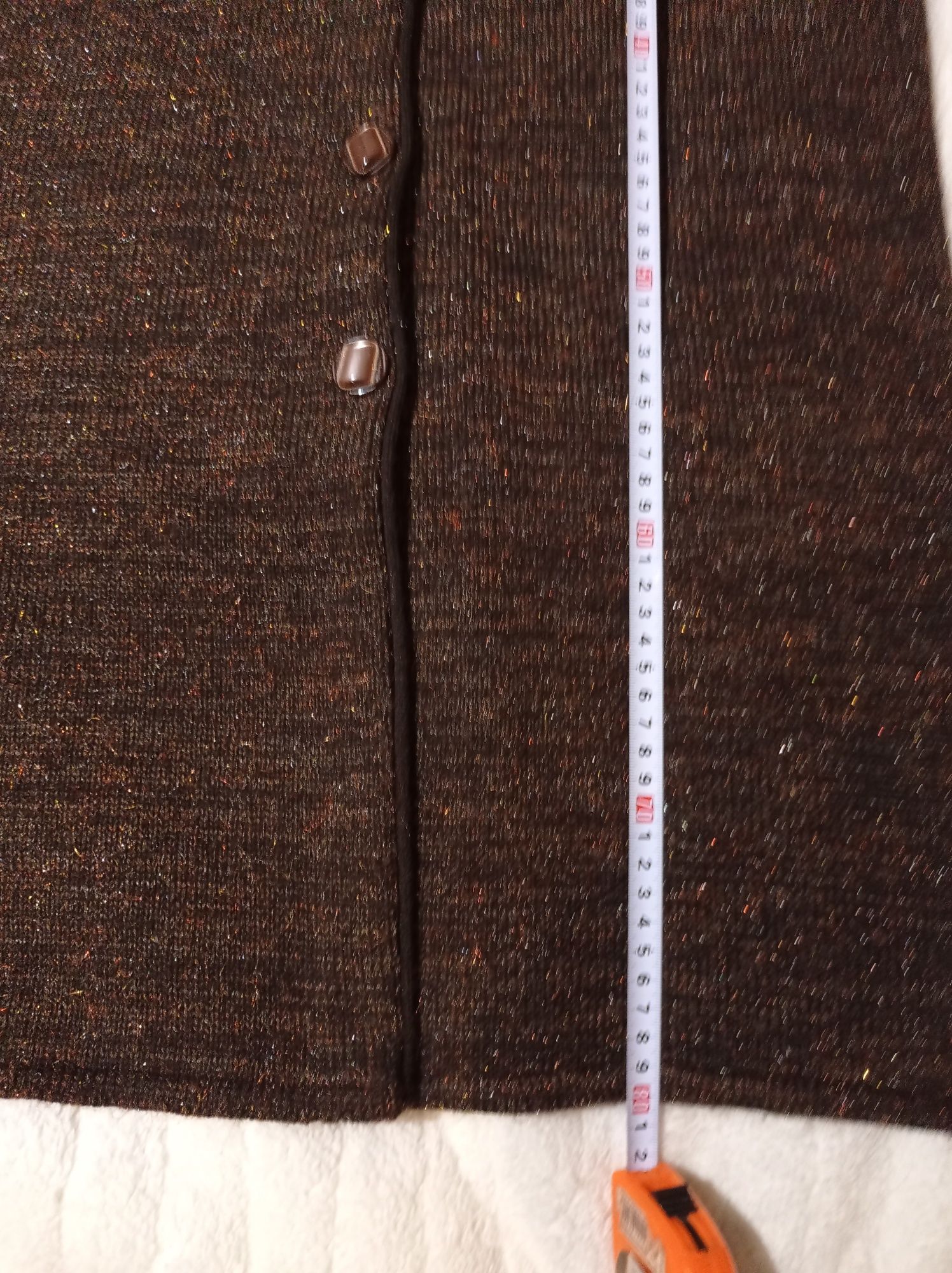 Sweter damski, rozpinany.