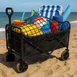 Mocny 2w1 XXL Wózek Turystyczny Wędkarski Plażowy Transportowy +GRATIS