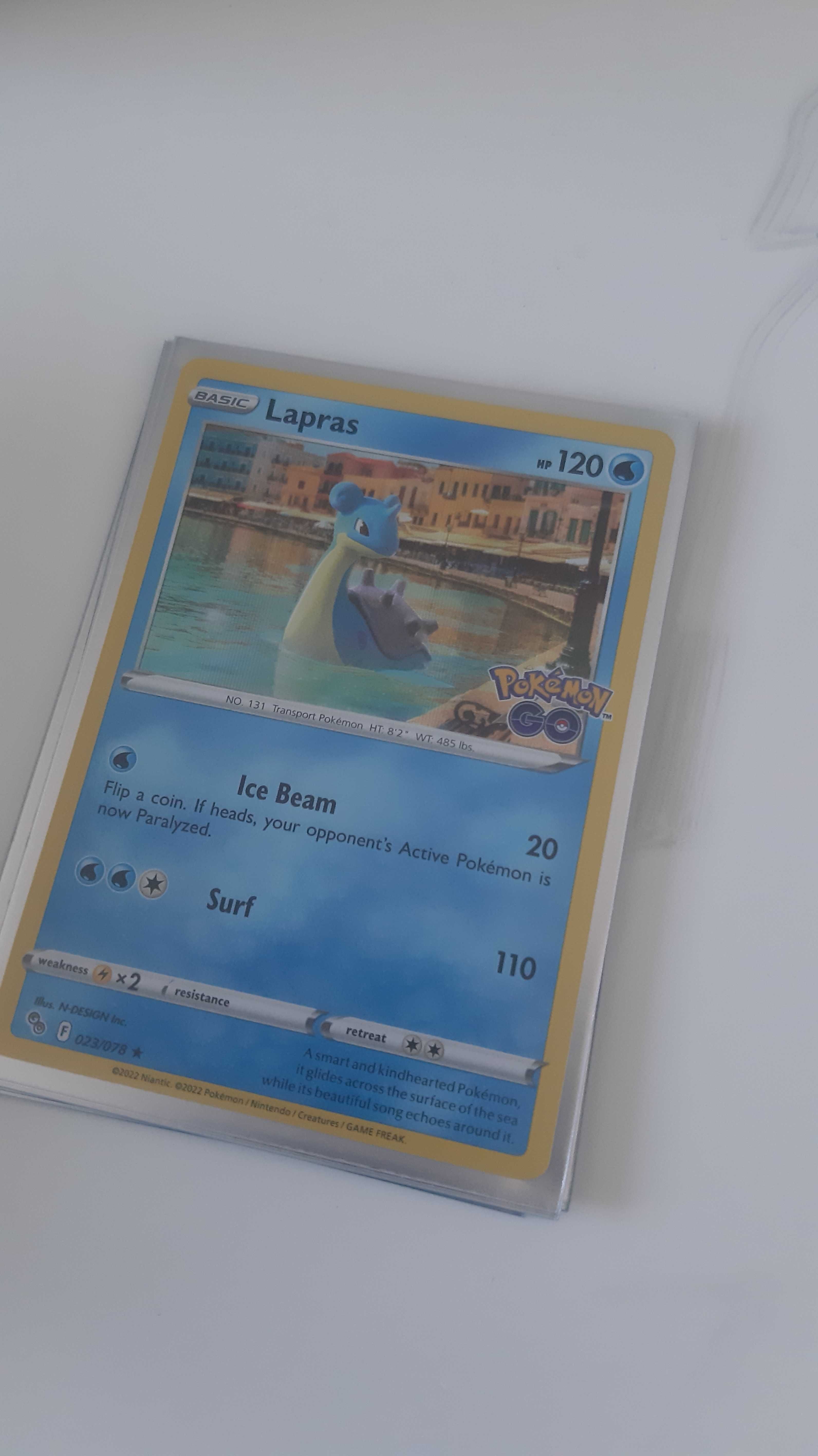 Karty Pokemon GO (PGO 023) Lapras  HOLO