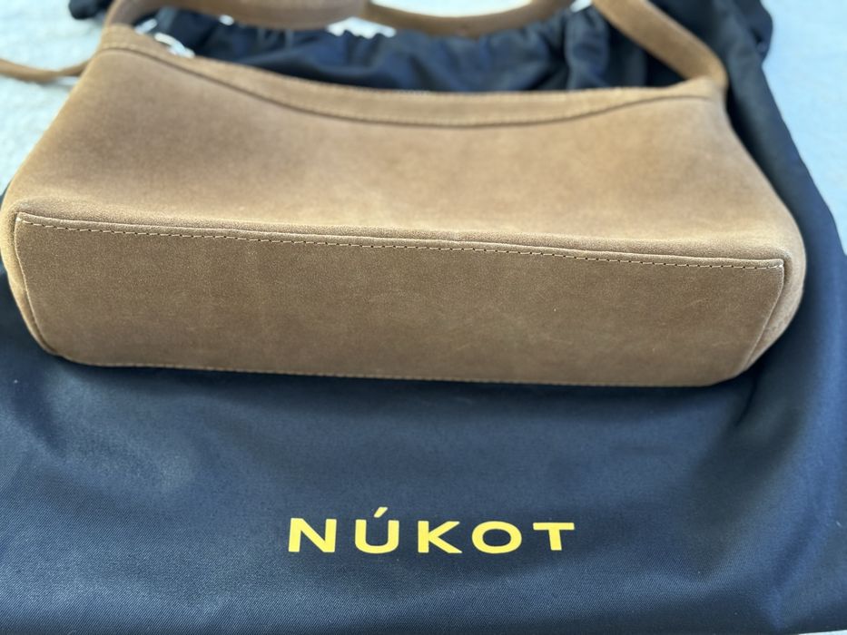 Нова замшева сумка сумка замш nukot anny bag toffee