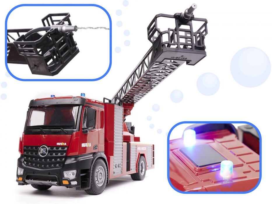 Wóz strażacki Auto zdalnie sterowany  RC H-Toys 1561 2,4GHz 1:14