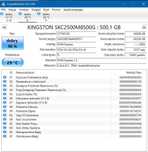 Dysk SSD Kingston KC2500, 512GB stan idealny, gwarancja