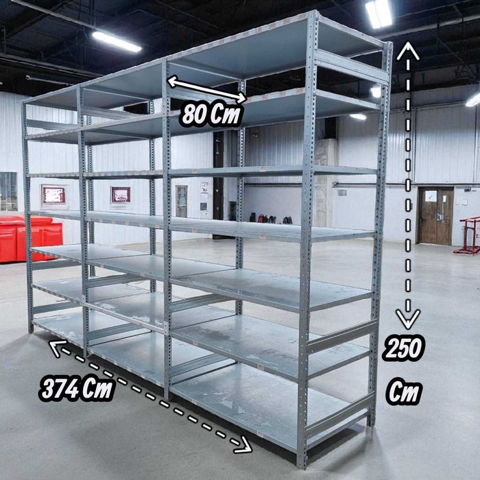 Regały magazynowe półkowe