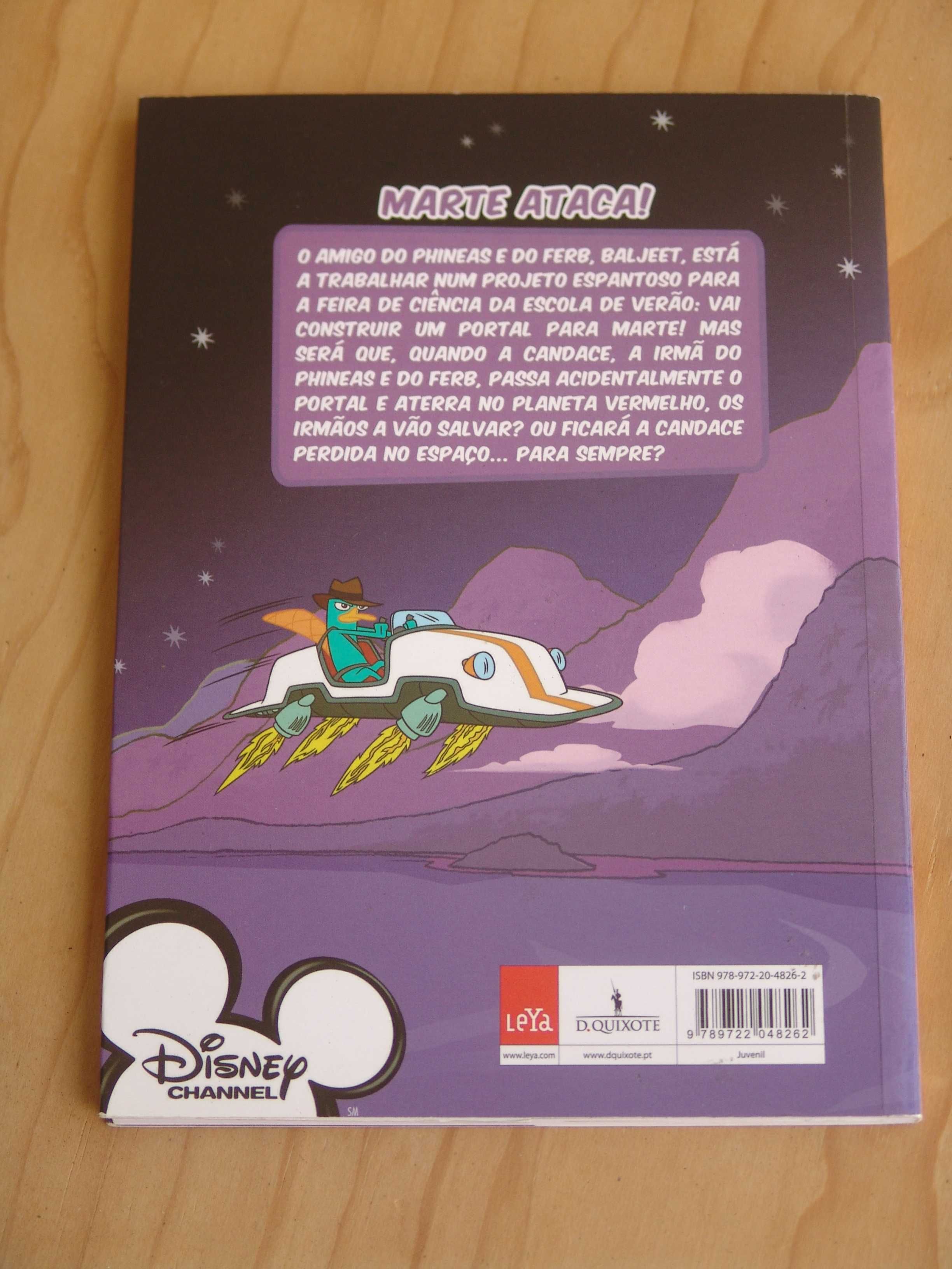 Livro 10 Phineas e Ferb  - Viagem a Marte