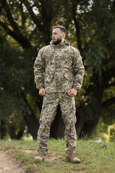 Бушлат, костюм зимовий піксель та мультикам